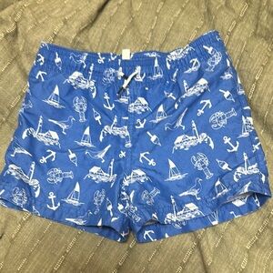 EUC Janie & Jack Nautical Swim Trunks 2T
